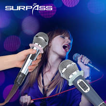 Универсальный проводной ручной микрофон кардиоидный Однонаправленный динамический ручной микрофон для караоке KTV для публичного общения 2024 - купить недорого