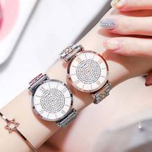 Women Full Diamond Wrist Watches Casual Luxury Ladies Stainless Steel Quartz Watch Gift Clock Relogio Feminino 2024 - buy cheap
