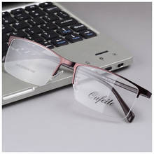 New Glasses Goggles Half Frame Glasses Frame Optical Flat Plate Glasses 2024 - buy cheap