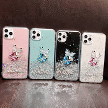 Nova 7 se pro, capa de lantejoulas com glitter bling para huawei nova 6 5i pro p40 pro honor 10i 8x v20 30s pro p30 p20 pro, telefone funda 2024 - compre barato