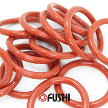CS1.5mm Silicone O RING OD 9/9.5/10/10.5/11/11.5/12*1.5 mm 100PCS O-Ring VMQ Gasket seal Thickness 1.5mm ORing White Red Rubber 2024 - buy cheap