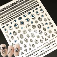 Newest Eyes Design 3D Self Adhesive Decals Slider Template DIY Decoration Wrap Nail Sticker CA 200 2024 - buy cheap