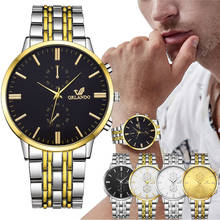 Мужские часы роскошные золотые нержавеющая сталь Орландо кварцевые наручные часы модные бизнес часы Relogio Masculino 2024 - купить недорого