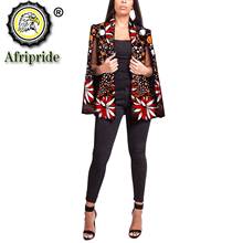 Jaqueta étnica de moda para mulheres, manga longa, frente aberta, cera batik, roupas rústicas, roupas extragrande, s2024026 2024 - compre barato