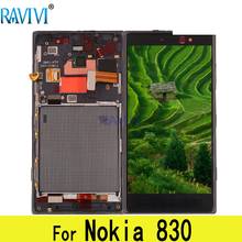 5,0 ''830 LCD для Nokia Lumia 830 LCD дисплей RM-984 кодирующий преобразователь сенсорного экрана в сборе Замена для Nokia 830 2024 - купить недорого