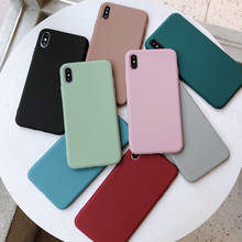 Soft Matte phone case for iPhone 8 7 6 6s plus X XR SE for iphone 13 12 Mini 11 pro XS max TPU thin Silicone Cover Capa funda 2024 - buy cheap