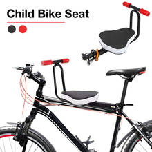 Asiento de bicicleta plegable para niños, ultraligero, montaje frontal, portabicicletas con pasamanos para bicicletas de montaña, bicicletas híbridas para Fitness 2024 - compra barato