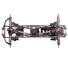 1/10 RC Car Frame Kit CNC Aluminum for AXIAL SCX10 RC Crawler Climbing Car DIY 2024 - buy cheap