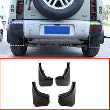 For Land Rover Defender 110 2020-2021 4 PCS ABS Car Front Rear Mud Flaps Splash Guards Mud Flap Mudguard Fender Auto Accessories 2024 - buy cheap