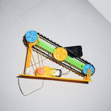 1set  Electric conveyor belt model/scientific physics experimental Educational baby toys/DIY technology production AN009 2024 - buy cheap