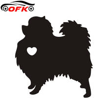 Car Stickers Decor Motorcycle Decals I Love My Pomeranian Dog Animal  Decorative Accessories Creative Waterproof PVC,14cm*12cm 2024 - buy cheap