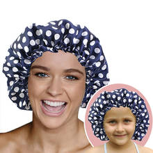 Baby Silky Satin Bonnet Sleep Cap Children Adult Night Turban Children Solid Headwear Cute Headwrap Hat Fashion Hair Loss Cap 2024 - buy cheap