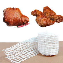 Rede de carne em algodão para linguiça 3 m, rede em formato de sacola para embalagem de cachorro quente 2024 - compre barato