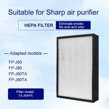 FZ-J80HFE de filtro HEPA de repuesto para purificador de aire para el hogar, filtro PM2.5, FP-J60TA, FP-J80TA, FP-J60, FP-J80 afilado 2024 - compra barato