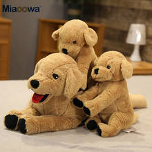 35/75cm Real Life Cute Labrador Dog Plush Toys Simulation Stuffed Animal Doll Soft Cartoon Sleep Pillow Gift for Kids Girls Baby 2024 - buy cheap