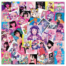 50pcs Sexy Kawaii Girl Stickers For Notebooks Laptop Adesivos Craft Supplies  Scrapbooking Material Vintage Stickers Aesthetic 2024 - buy cheap