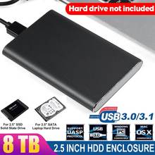 2.5 inch USB 3.0 SATA 8TB External Hard Drive Enclosure SSD HDD Case Hard Disk Slim External Case Portable Hard Drive Disk Box 2024 - buy cheap