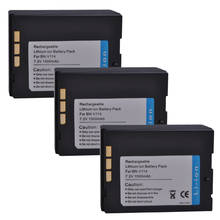 3x 1500mAh 7.2V BN V114 V114U Bateria Battery for JVC GR-DVP1 GR-DX100EK GR-DX45 GR-DVP3 GR-DX106 GR-DX48 GR-DVP3 Camera BN-V114 2024 - buy cheap