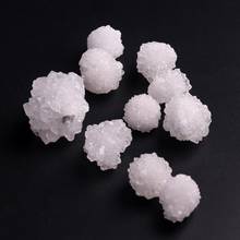 Druzy 12pcs Chakra Energy Generator Healing Reiki Point Meditation Rough White Crystal Druse Clear Qaurtz Drusy Amulet Raw Free 2024 - buy cheap