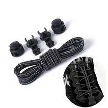 1 Pair Safety Elastic Shoelaces Round High Quality Spring Lock Lazy Laces Can Free Adjust Take A Walk Sports No Tie Shoelace 2024 - buy cheap