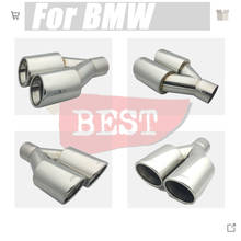 Silenciador de carro, aço inoxidável, para bmw série 6, x1, x3, x4, tubo de escape 2024 - compre barato