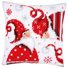 Latch Hook kits Pillow Cartoon snowman Diy Handmade Printed Canvas Cushion Latch Hook Kits DIY Unfinished accessories 2024 - buy cheap