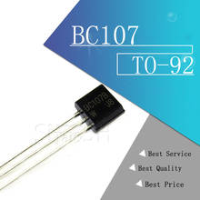 Transistor BC107 TO92 a-92 C107 BC107B, original, nuevo, 10 Uds. 2024 - compra barato