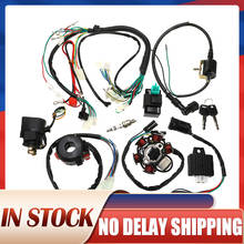 1Set Full Complete Electrics Wiring Harness CDI STATOR 6 Coil For Motorcycle ATV Quad Pit Bike Buggy Go Kart 90cc 110cc 125cc 2024 - buy cheap