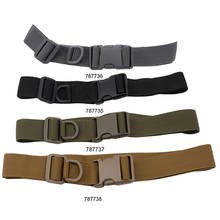 Canvas Tactical Sport Belt With Plastic Buckle Military Adjustable Outdoor Fan Waistband Tactical Belt Waist Back Support Belt 2024 - buy cheap