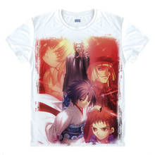 Camiseta estampada de Anime Kara No Kyoukai, camisetas de Cosplay de Ryougi Shiki, Tops de Kokutou Mikiya, camisetas divertidas de manga corta de verano 2024 - compra barato