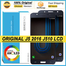 100% Original Amoled 5.2'' Display for Samsung Galaxy J5 2016 J510 J510F Full LCD Touch Screen Digitizer Assembly Repair Parts 2024 - buy cheap