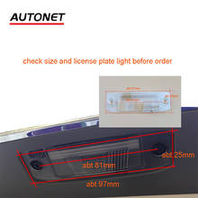 Luces de matrícula de coche, montaje de carcasa, soporte de cámara de visión trasera para Kia Ceed sid SW wagon 2006 ~ 2012 para Kia Rio Xline 2017 ~ 2020 2024 - compra barato