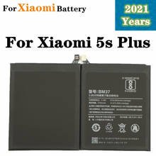 Batería de repuesto para Xiaomi Mi 5S Plus, 2021 mAh, BM37, batería de teléfono móvil de alta calidad, capacidad genuina, 3800 2024 - compra barato