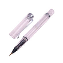 1 pçs escrita pincel caneta estilo caneta caligrafia caneta pintura gancho escova de escrita com função de absorção de tinta fácil de usar 2024 - compre barato