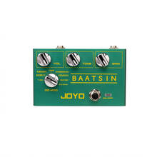 Joyo baatsin pedal para distorção, pedal 8 em 1 de multiefeitos para guitarra, circuito analógico puro com 8 efeitos diferentes de od/ds 2024 - compre barato