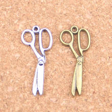 108pcs Charms scissor 30mm Antique Pendants,Vintage Tibetan Silver Jewelry,DIY for bracelet necklace 2024 - buy cheap