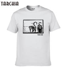 TARCHIA-Camiseta con estampado de Tow Monkeys para hombre, camisa informal de manga corta de algodón, a la moda, 2021 2024 - compra barato