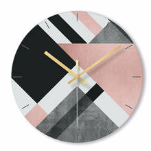 Nordic Art Mute Wall Clock 12 Inch Modern Minimalist Wall Clocks Simple Decorative Wall Watches Horloge Home Decor BB50WC 2024 - buy cheap