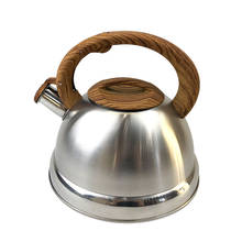 Чайник со свистком из нержавеющей стали, 3 л, индукционный чайник для воды, газовая плита, чайник для воды, домашняя кухня 2024 - купить недорого