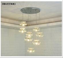 Chandelier flower designer bedroom restaurant led porch bar cloakroom art creative bedside decorative chandeliers 2024 - buy cheap