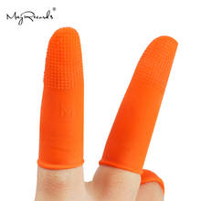 Distinctive Free Shipping 100pcs Protective Antislip Fingertips Gloves Latex Rubber Finger Cots Antistatic Gloves 2024 - buy cheap