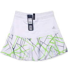 Сексуальная Женская теннисная юбка с поперечным дизайном со встроенными шортами, женские теннисные юбки с высокой талией, спортивные юбки для занятий йогой и бадминтоном для девочек 2024 - купить недорого