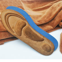 Plantilla ortopédica de espuma viscoelástica suave de terciopelo 4D, almohadilla cómoda para zapatos de tacón alto, almohadillas para el cuidado de los pies, 1 par 2024 - compra barato