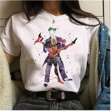 LINNA-Camiseta con estampado de dibujos animados para mujer, remera blanca para mujer, playera informal Harajuku, top para mujer 2024 - compra barato