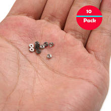 10 pces 681zz miniatura mini rolamentos de esferas metal aberto micro rolamento 1x3x1mm 2024 - compre barato