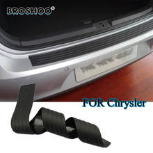 Brosapo protetor de porta-malas de borracha, protetor de porta-malas com estilo de carro, tira de guarnição para o chrysler 300c grand voyager seway crossfire 2024 - compre barato