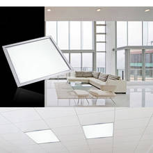Panel de luz LED para el techo, lámpara integrada de 38W 48W, 600mm X 600mm, para el hogar, cocina, AC110V, 220V + envío gratuito con DHL de controlador, 6 uds. 2024 - compra barato