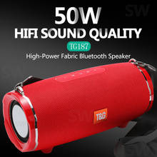 50W Wireless Bluetooth Speaker Column Subwoofer 3D Stereo Portable Music Center Subwoofer BoomBox, 4000mAh Battery FM Aux TF 2024 - buy cheap