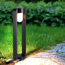 12W Waterproof LED Lawn Lamp With Insert Stakes E27 Outdoor Pillar Light Garden Patio Landscape Floor Road Exterior Bollard Lamp 2024 - buy cheap