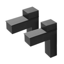 Soporte de estante de madera/vidrio ajustable, montaje en pared, soportes flotantes de alta resistencia para estantes de 3-28mm de espesor, negro, 2 uds. 2024 - compra barato